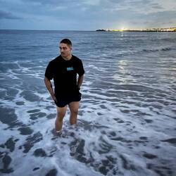 Strand bei Garria am Abend