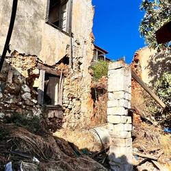 Verfallene Häuser in der Altstadt