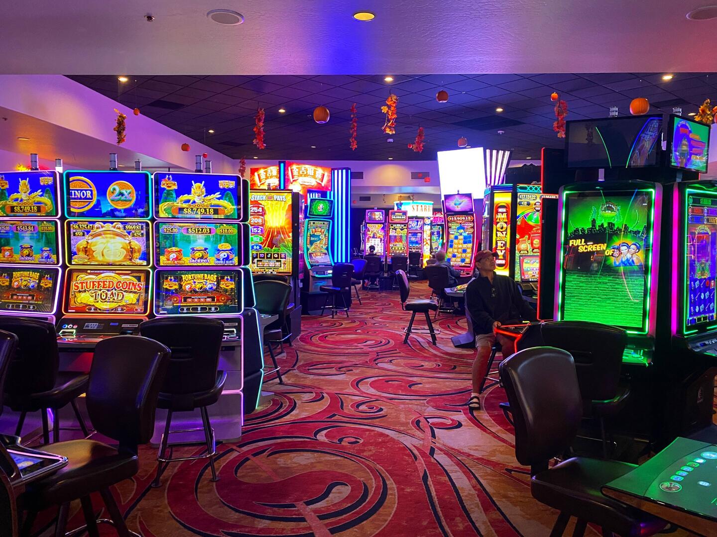 Blick in eins der vielen Casinos