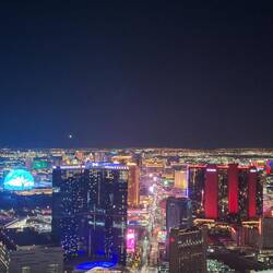 Blick auf den Strip vom Stratosphere Tower