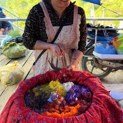 Farbiger Sticky Rice