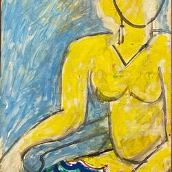 Katia with a Yellow Shirt by Henri Matisse