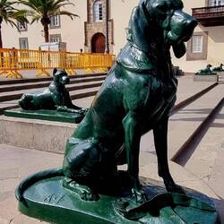Die Hunde, die die Kathedrale bewachen