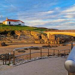 Brücke im Abendlicht