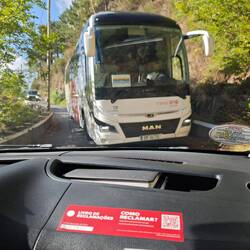 Es wurde stellenweise sehr eng und wir waren froh, Jose als Driver zu haben.