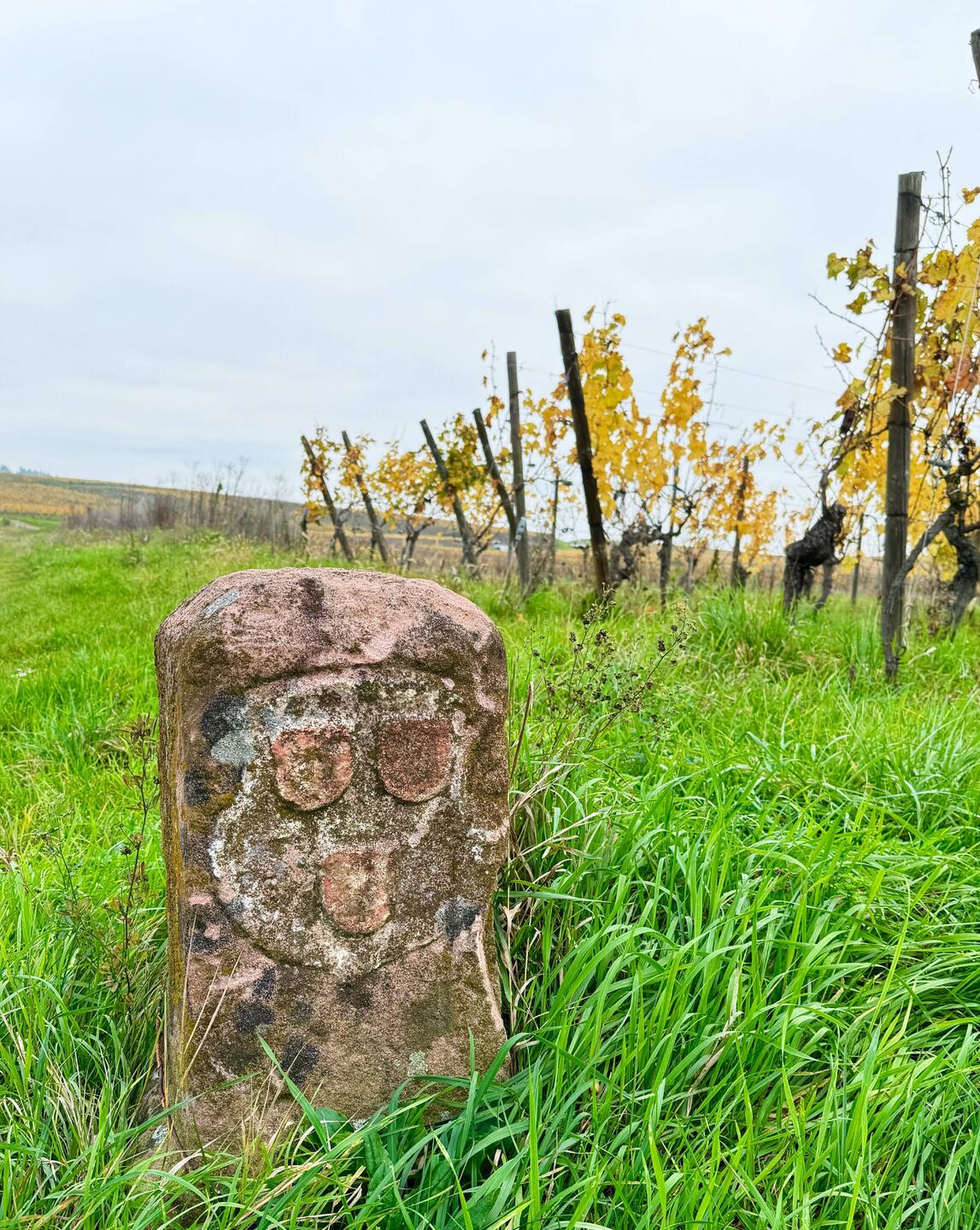 Alte Markierung der Weinbauern