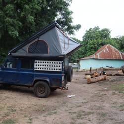 Am frühen Morgen im Camp