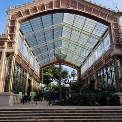 Riesiges Gewächshaus.