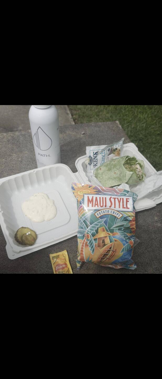 Bevor's in den Zoo ging, gab's "Lunch"
