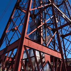 Der Aufzug auf 45 Meter