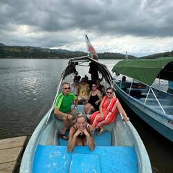 Und mit dem Boot zur Rancho Mariano