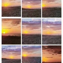 Sehr schöner Sonnenuntergang