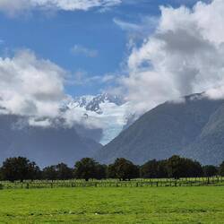 Fox Glacier vom Fox Viewpoint
