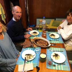 This is how the fish ended up in: soy and lemon marinade