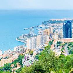 Ausblick auf Monaco