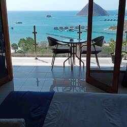 Blick aus unserem Zimmer