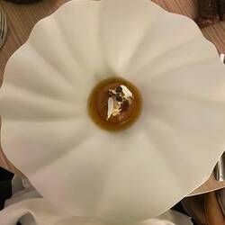 Part 1 of my dessert- baked apple and caramel sauce