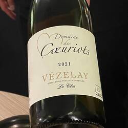 Sommelier's recommendation and it was perfect with the meal