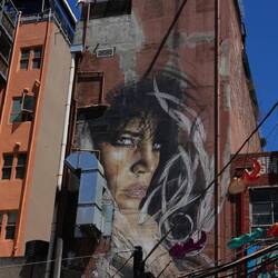 Melbourne ist berühmt für seine Streetart