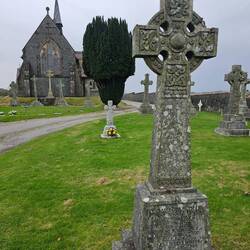 Cimetière perdu au milieu des lowlands