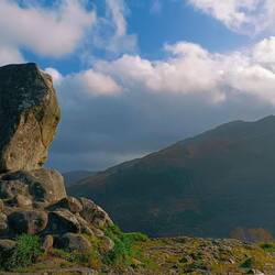 Pierre commémorative de la bataille de 1307 gagnée par Robert the Bruce