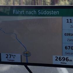 Richtung Devils Postpiles kommen wir wieder auf 2800 m