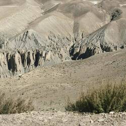 Karstige Mondlandschaft des Unteren Mustang