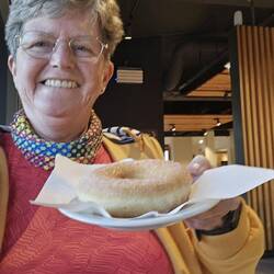 Koffie met een donut 😋