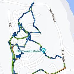 Das GPS hat total gesponnen in den engen Gassen, also die Aufzeichnung ist mit Vorsicht zu genießen.