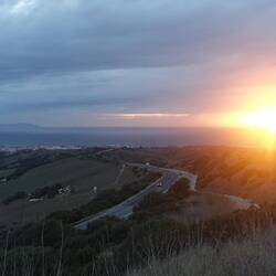 Sonnenuntergang über dem Atlantik