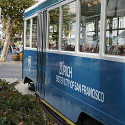 Zürcher Trämli in San Francisco.