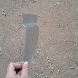 Noch ein Foto des Blechs welches ich mit primitiven Mitteln rekonstruiert habe.