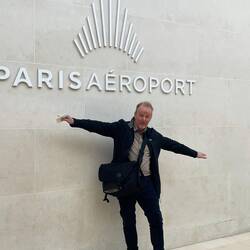 About to go through security