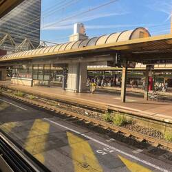 Waiting for the train to leave