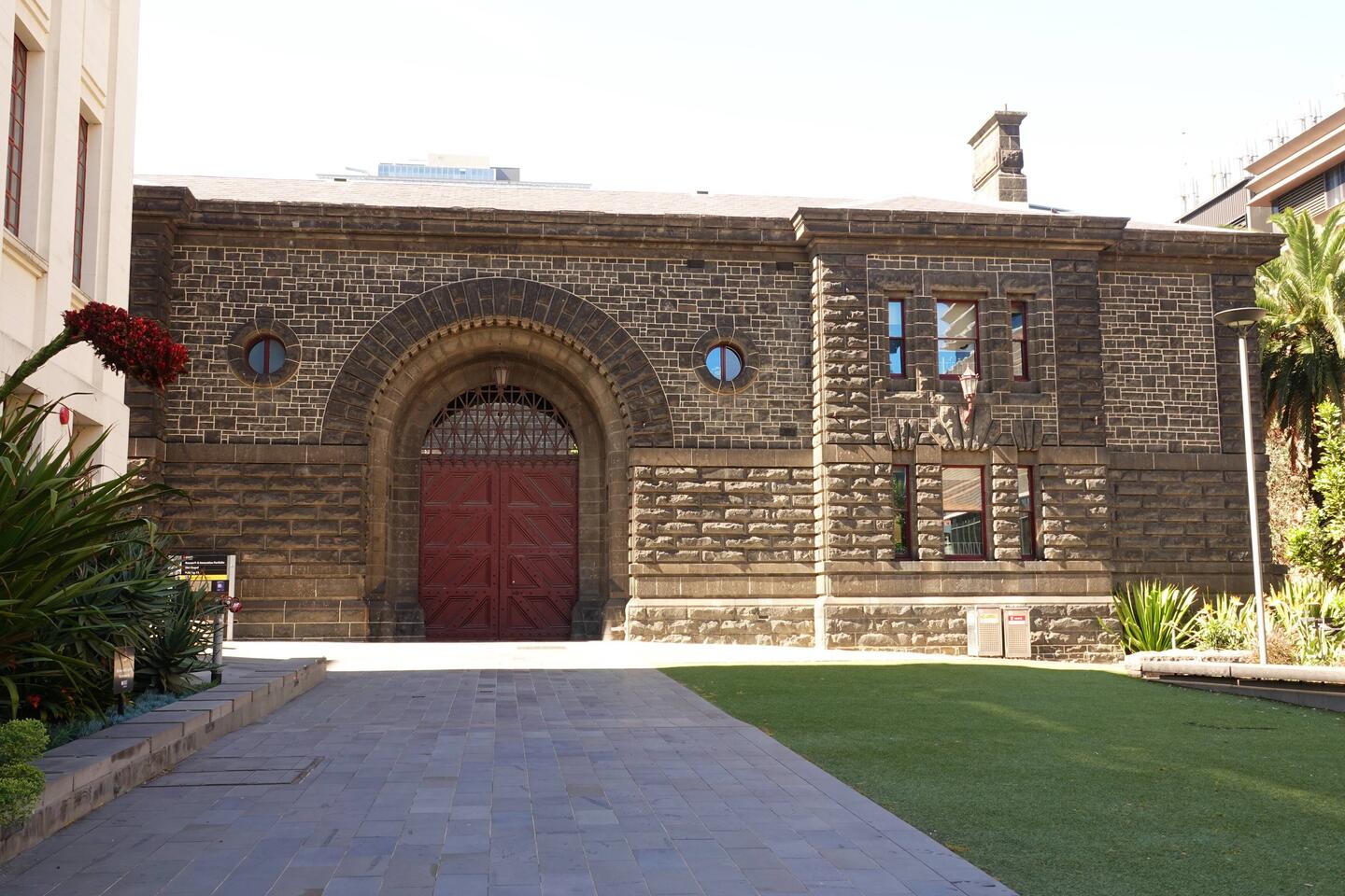 Der damalige Haupteingang