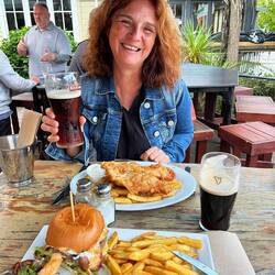 Abendessen im Irish Pub