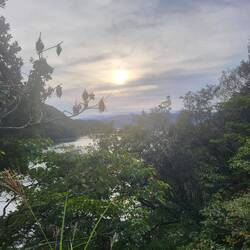 Und die viel zu früh untergehende Sonne war auch nett anzuschauen