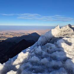 Der Kilometerweit reichende Schatten des Potosis war ebenfalls atemberaubend