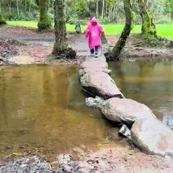 Yay! I can walk on a bridge!