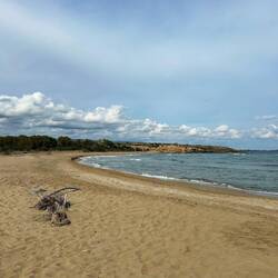 Schon wieder haben wir den Strand für uns alleine :)
