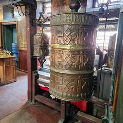 A very large prayer wheel