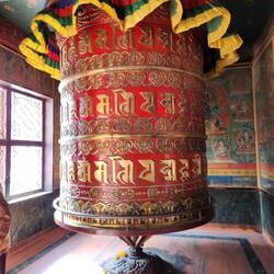 Very very large prayer wheel