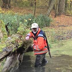 Andreas, die Elfe "schwob" über das Wasser! Naja, fast...