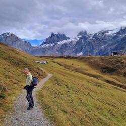 Fürenalp, mit Schlossberg, Kl. und Gr. Spannort im Hintergrund