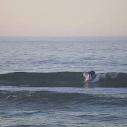 Surfen an der Praya de Razo