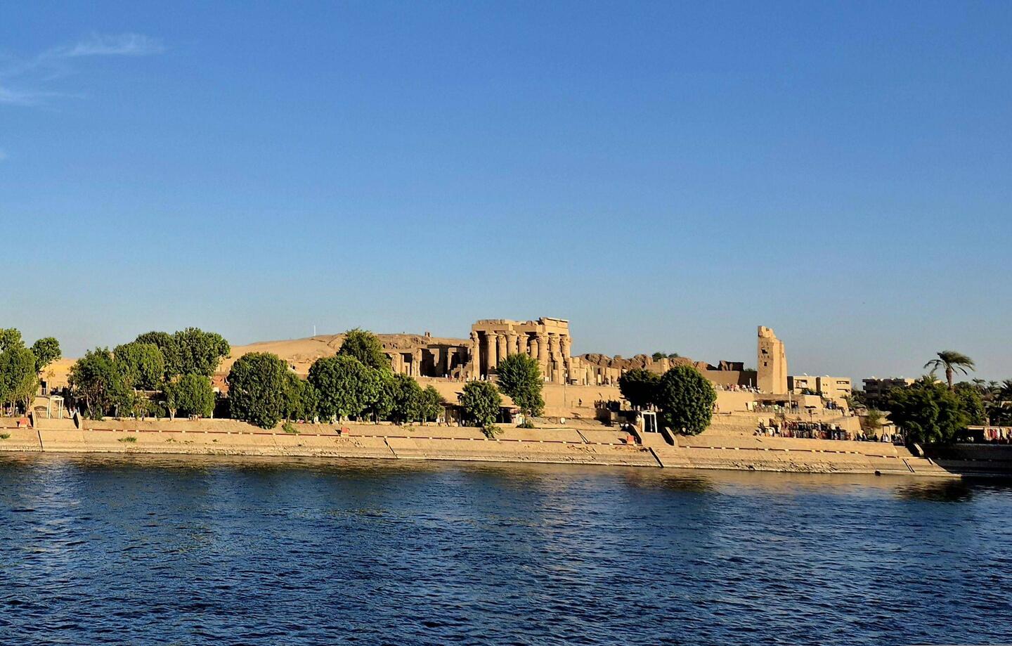 Kom Ombo kommt in Sicht