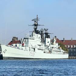 Old frigate at the Navy Museum