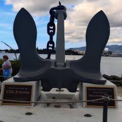 Anker der USS Arizona
