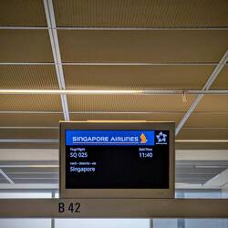 SQ 025 von Frankfurt nach Singapur