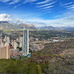 Benidorm mit Blick gegen das Landesinnere